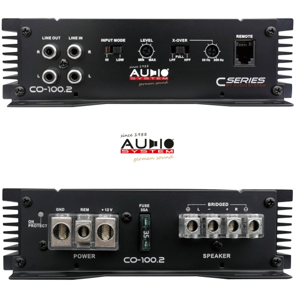 Audio System CO-100.2 2-Kanal Verstärker Endstufe CO100.2